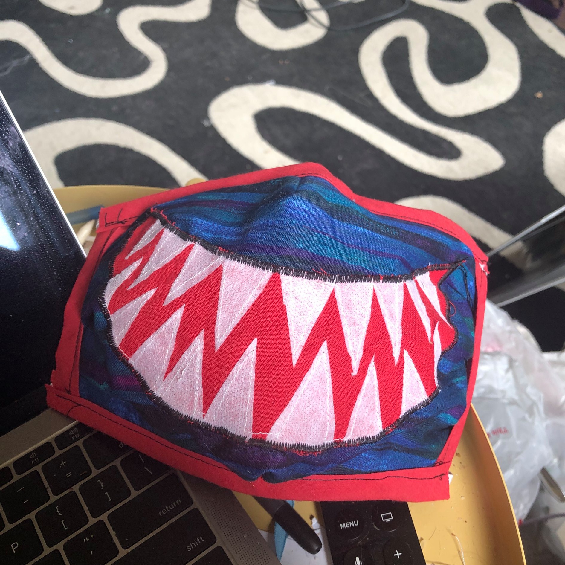 Mask of the Day: Shark mouth