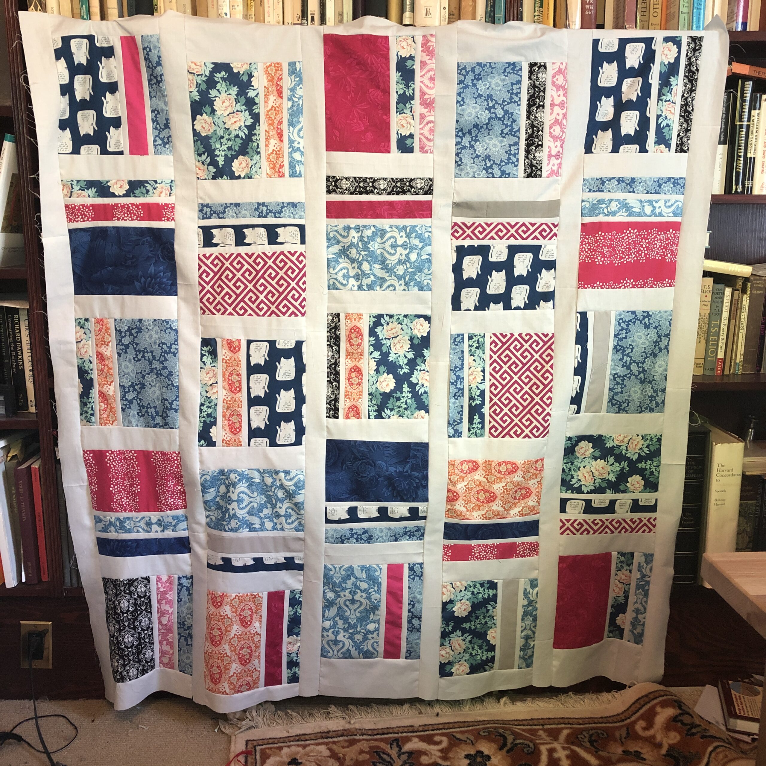 My first quilt – Peaches and Cream